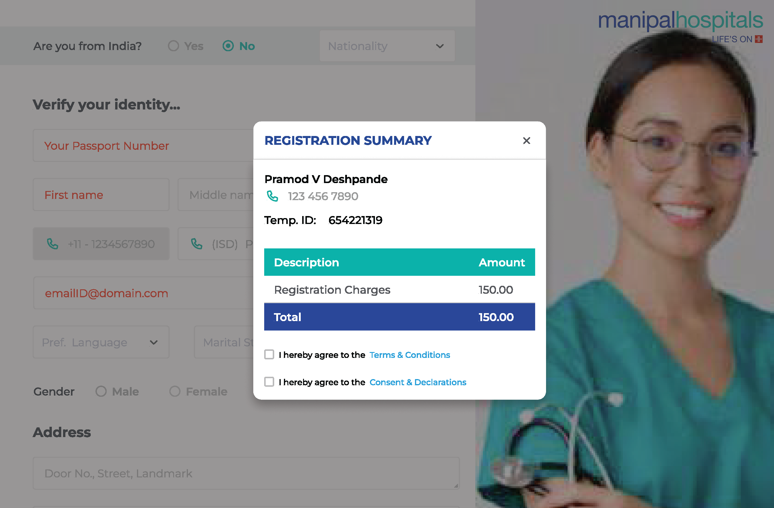 Manipal: Slot Selection